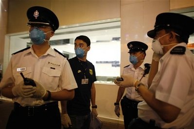 APTOPIX Hong Kong Swine Flu