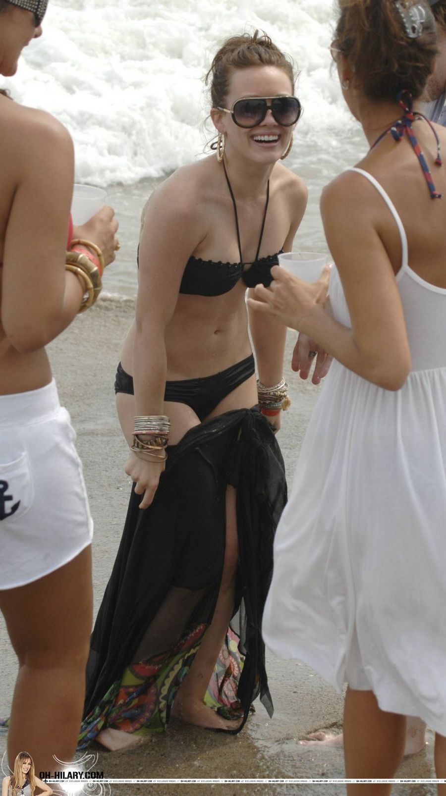 Hilary Duff on beach – Hot Photo